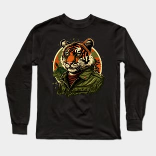 tiger sheriff Long Sleeve T-Shirt